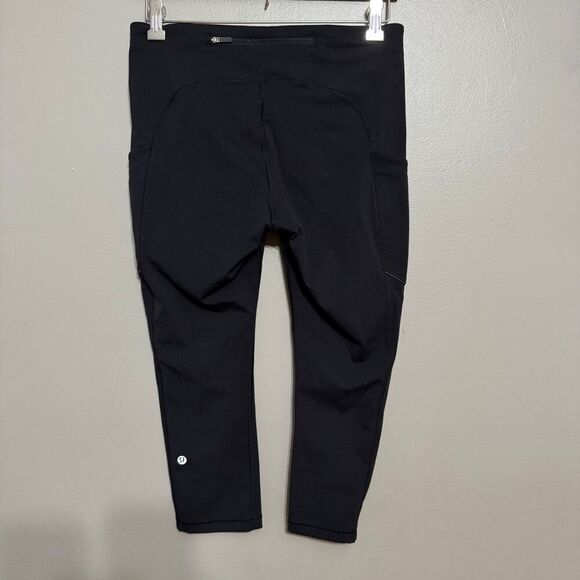 Lululemon Speed Up Crop (21") Black size 8 - Picture 3 of 7